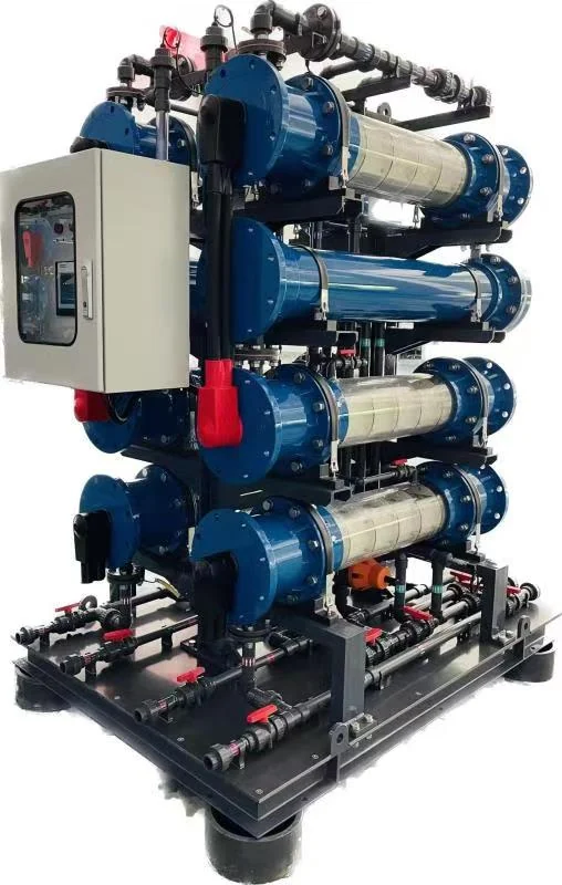 Electrolysis assembly and control cabinet in the supplied equipment image